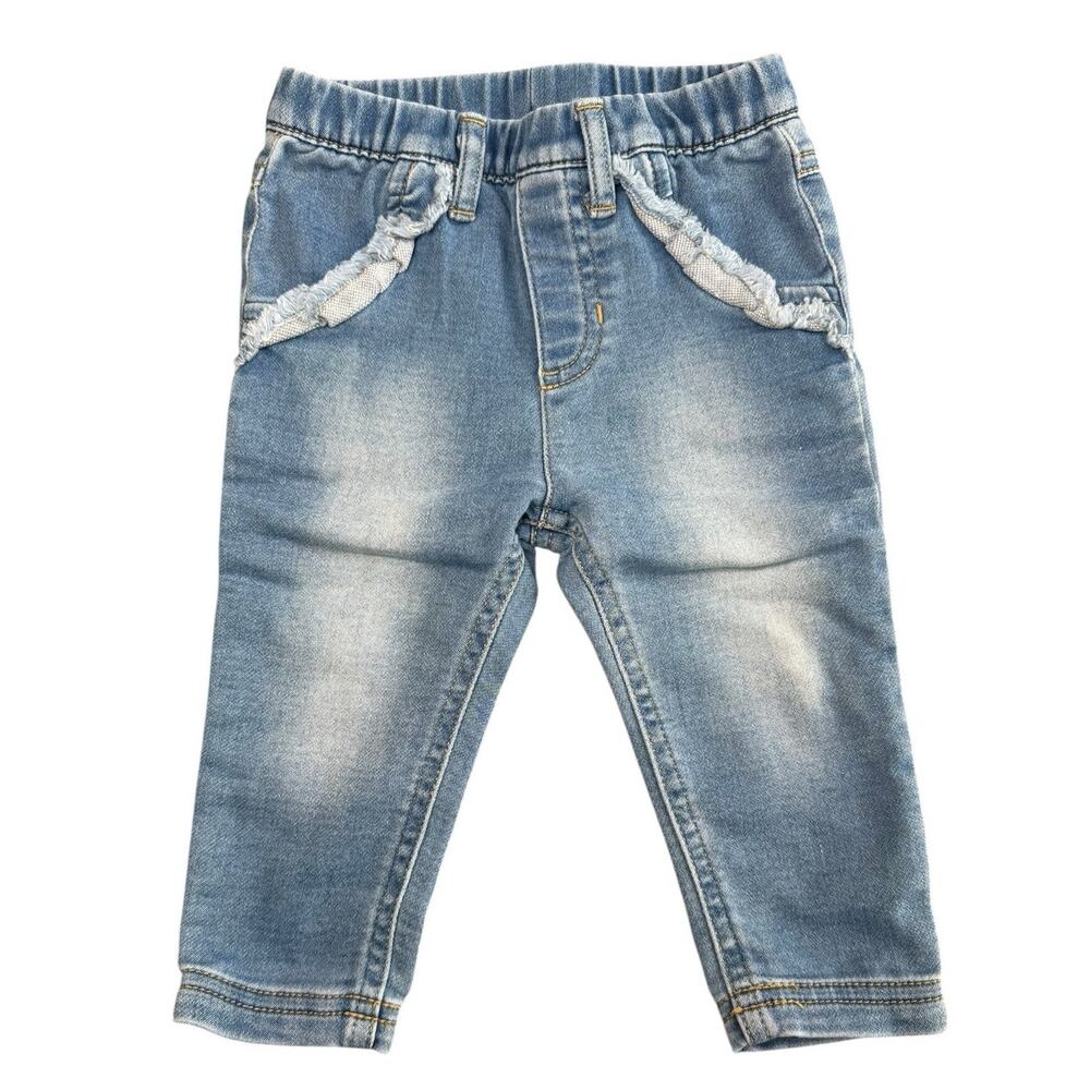Cat & Jack Blue Jeans Baby Girl 6-9 Months